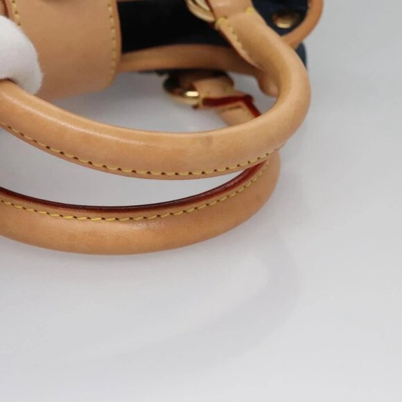 LOUIS VUITTON Monogram denim Preity Hand Bag Blue M95020 LV Auth BA268AV - Picture 8 of 16